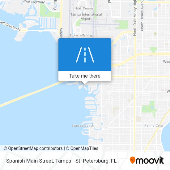Mapa de Spanish Main Street