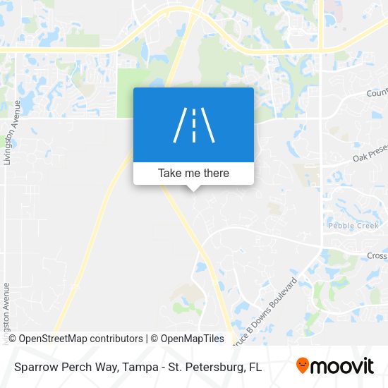 Sparrow Perch Way map