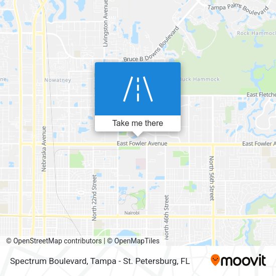 Spectrum Boulevard map