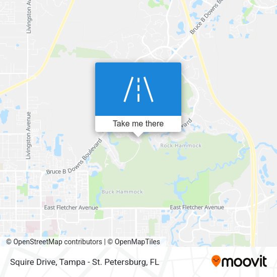 Squire Drive map