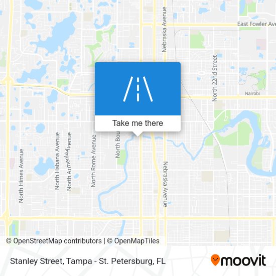 Stanley Street map