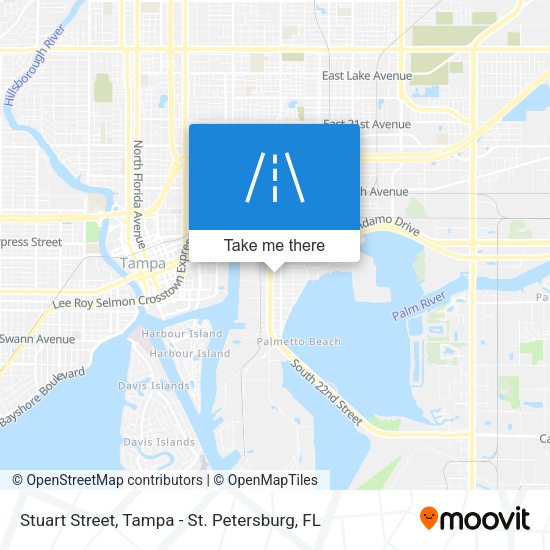 Stuart Street map