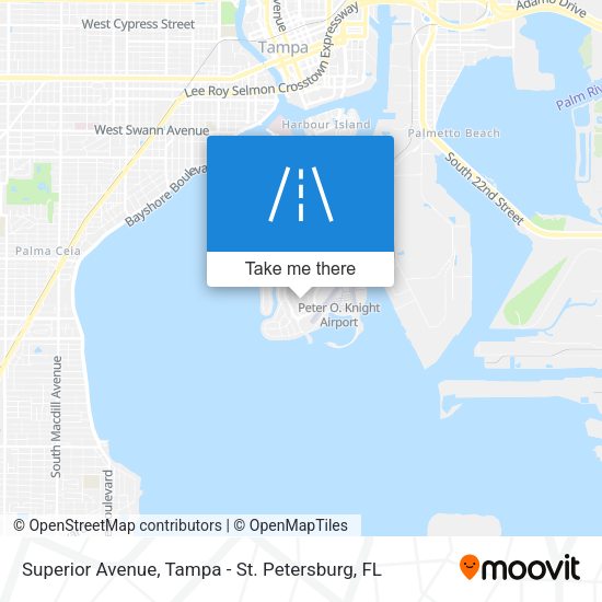 Superior Avenue map