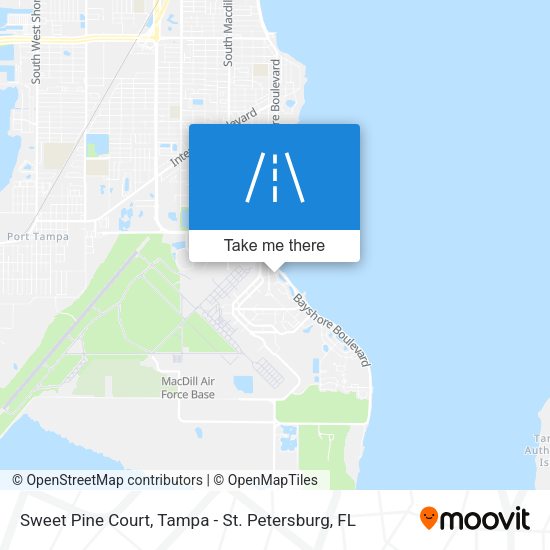 Sweet Pine Court map