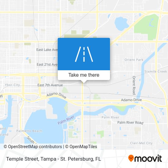 Temple Street map