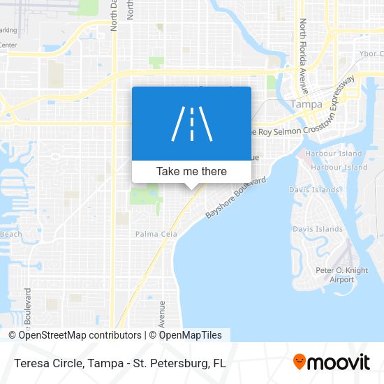 Teresa Circle map