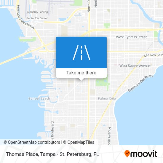 Thomas Place map