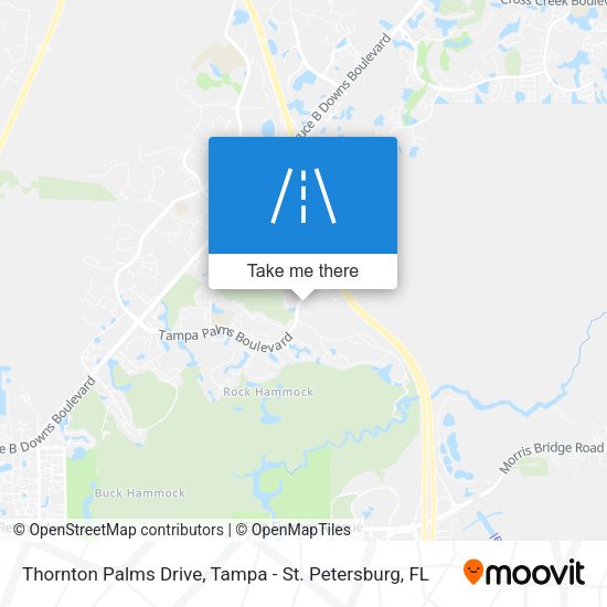 Mapa de Thornton Palms Drive