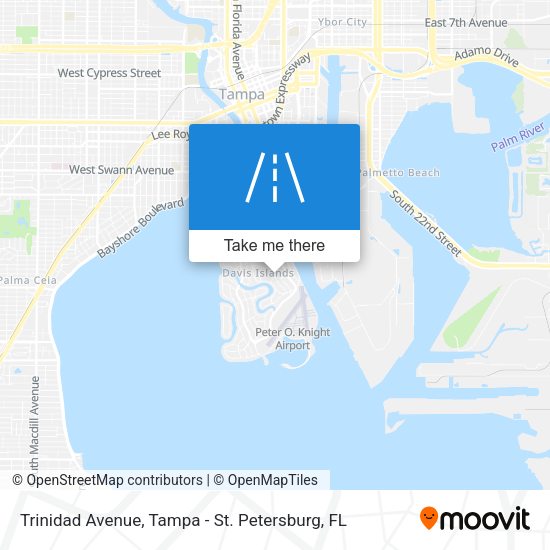 Trinidad Avenue map