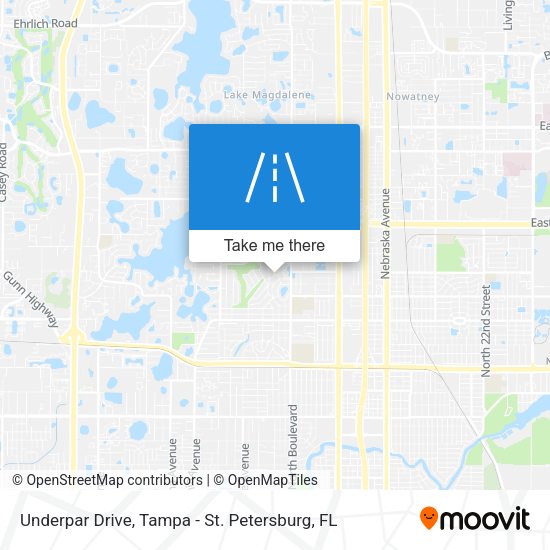 Underpar Drive map