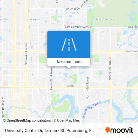 Mapa de University Center Dr