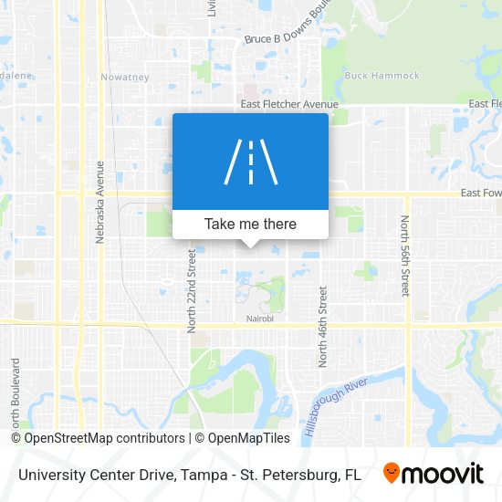 University Center Drive map