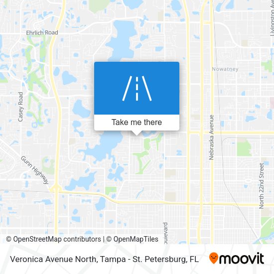Mapa de Veronica Avenue North