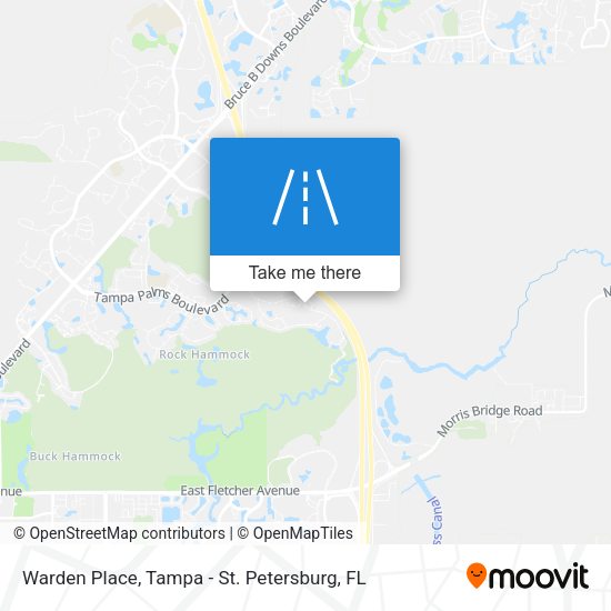 Warden Place map