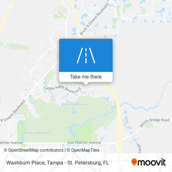 Washburn Place map
