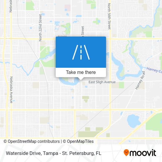 Waterside Drive map