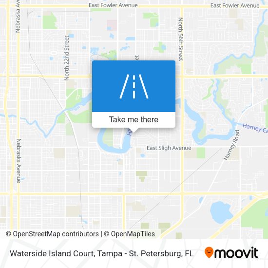 Mapa de Waterside Island Court