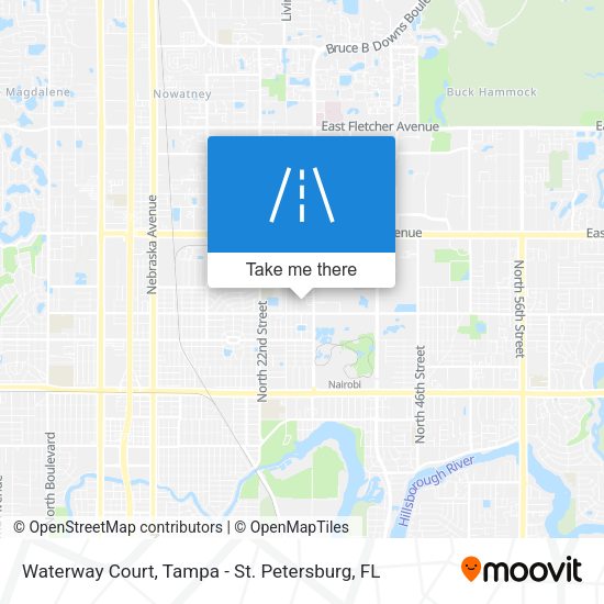 Waterway Court map