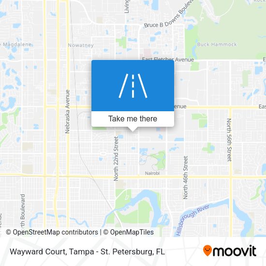 Wayward Court map