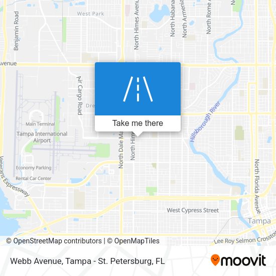 Mapa de Webb Avenue