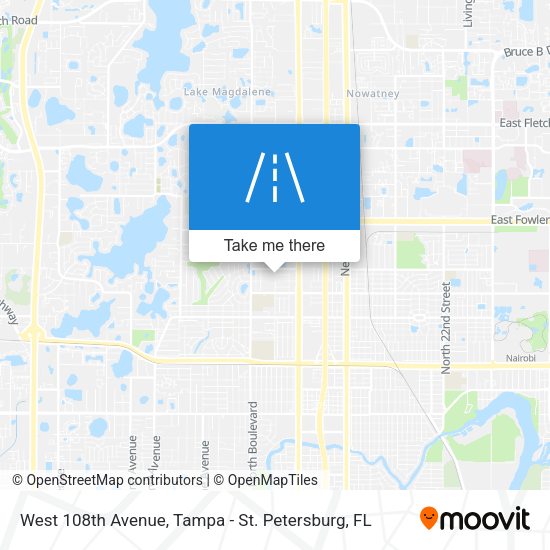 Mapa de West 108th Avenue