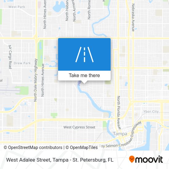 West Adalee Street map