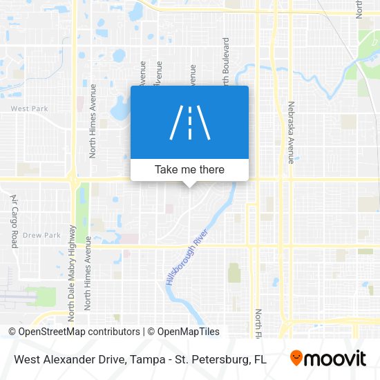 Mapa de West Alexander Drive
