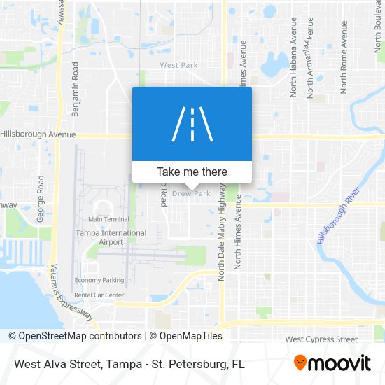 Mapa de West Alva Street