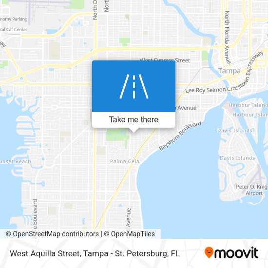 Mapa de West Aquilla Street