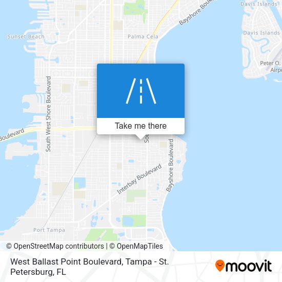 West Ballast Point Boulevard map