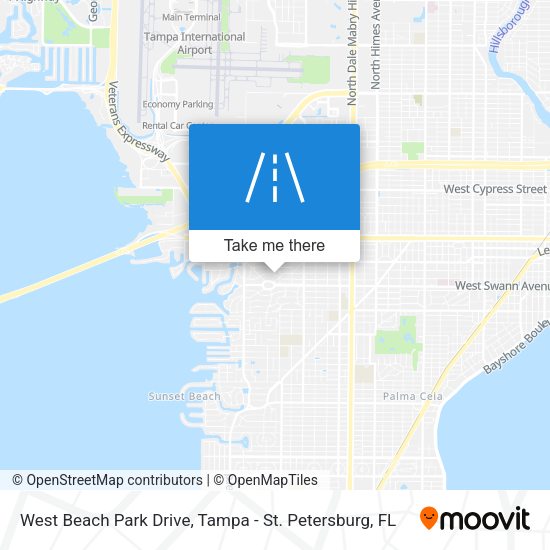 West Beach Park Drive map