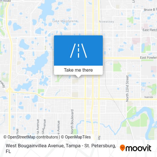 West Bougainvillea Avenue map