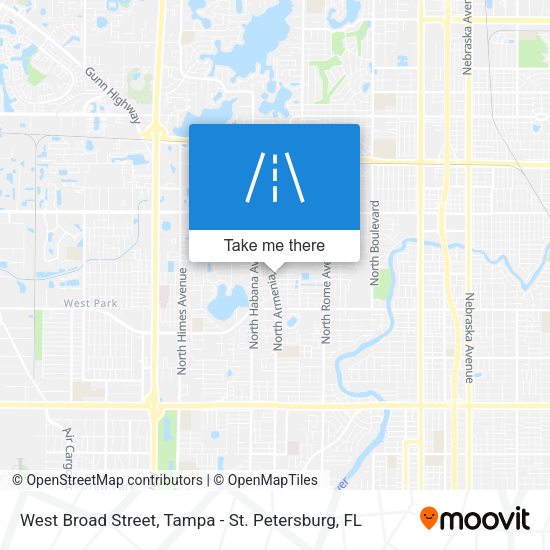 Mapa de West Broad Street