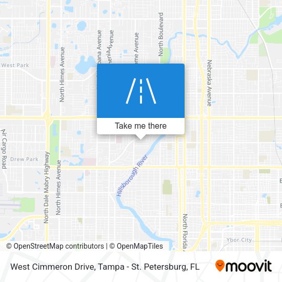 Mapa de West Cimmeron Drive