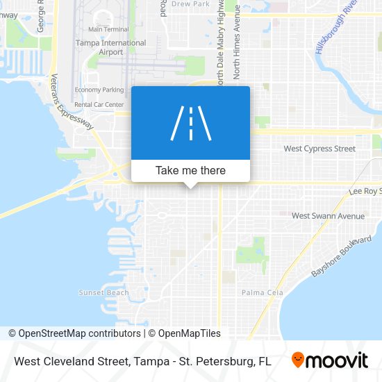 Mapa de West Cleveland Street