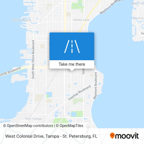 Mapa de West Colonial Drive