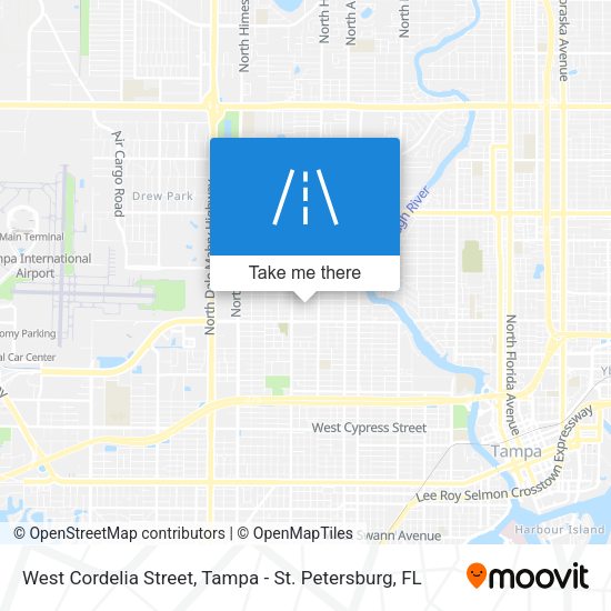 West Cordelia Street map