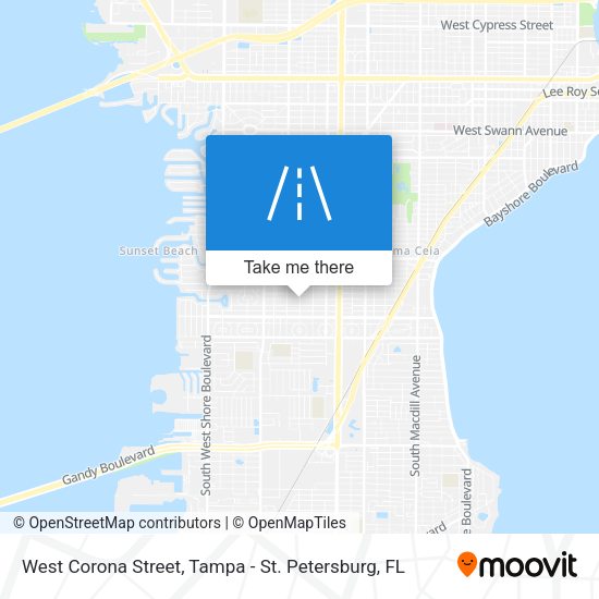 Mapa de West Corona Street