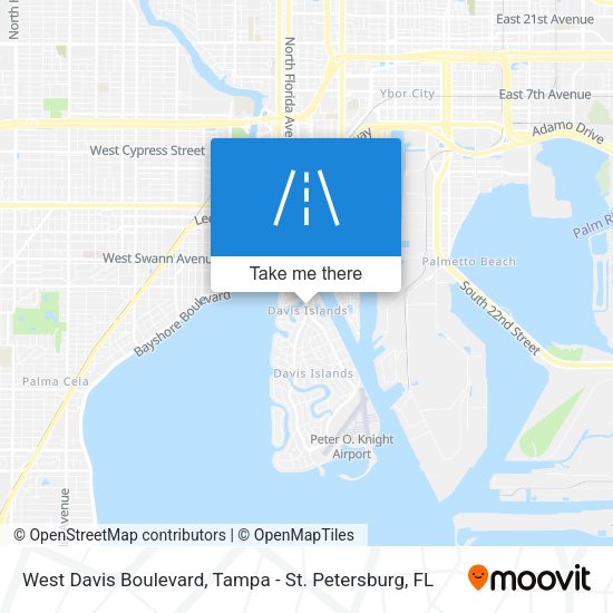West Davis Boulevard map