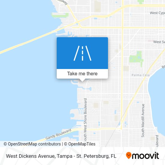 Mapa de West Dickens Avenue