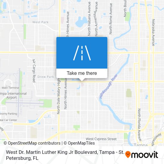 Mapa de West Dr. Martin Luther King Jr Boulevard