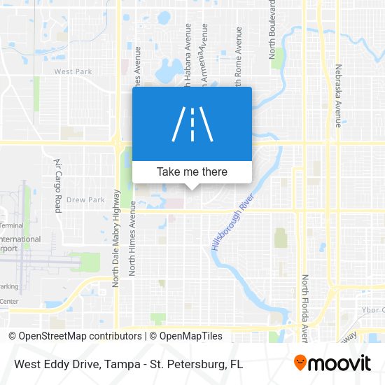 West Eddy Drive map