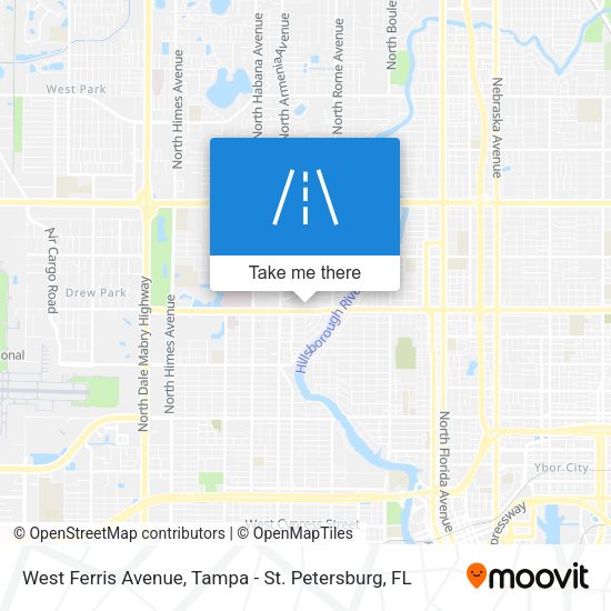 Mapa de West Ferris Avenue