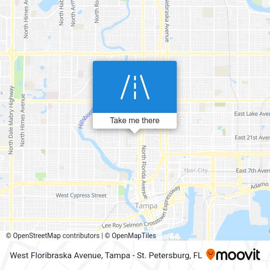 Mapa de West Floribraska Avenue