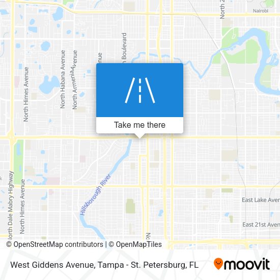 West Giddens Avenue map