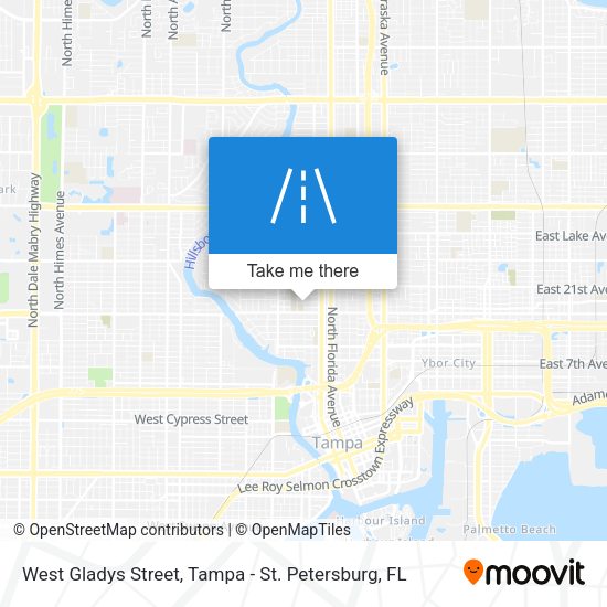 Mapa de West Gladys Street