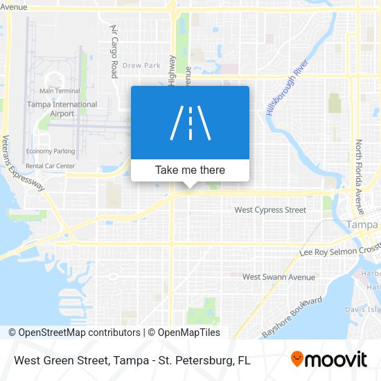 West Green Street map