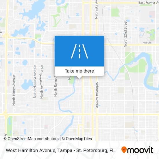 Mapa de West Hamilton Avenue