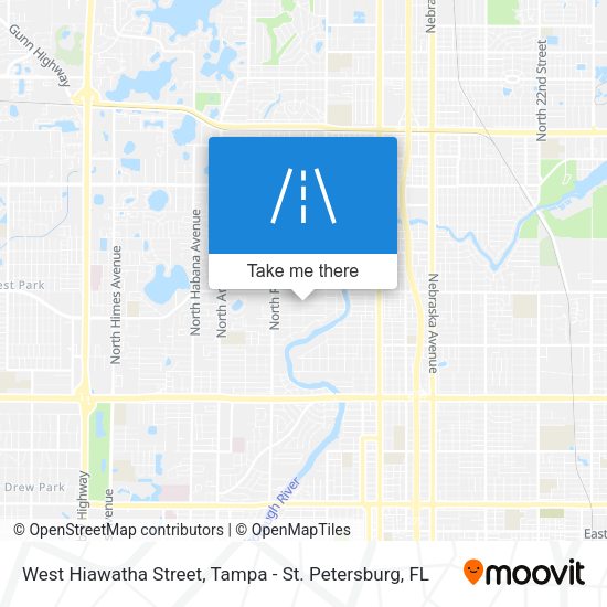 Mapa de West Hiawatha Street