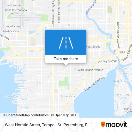 West Horatio Street map
